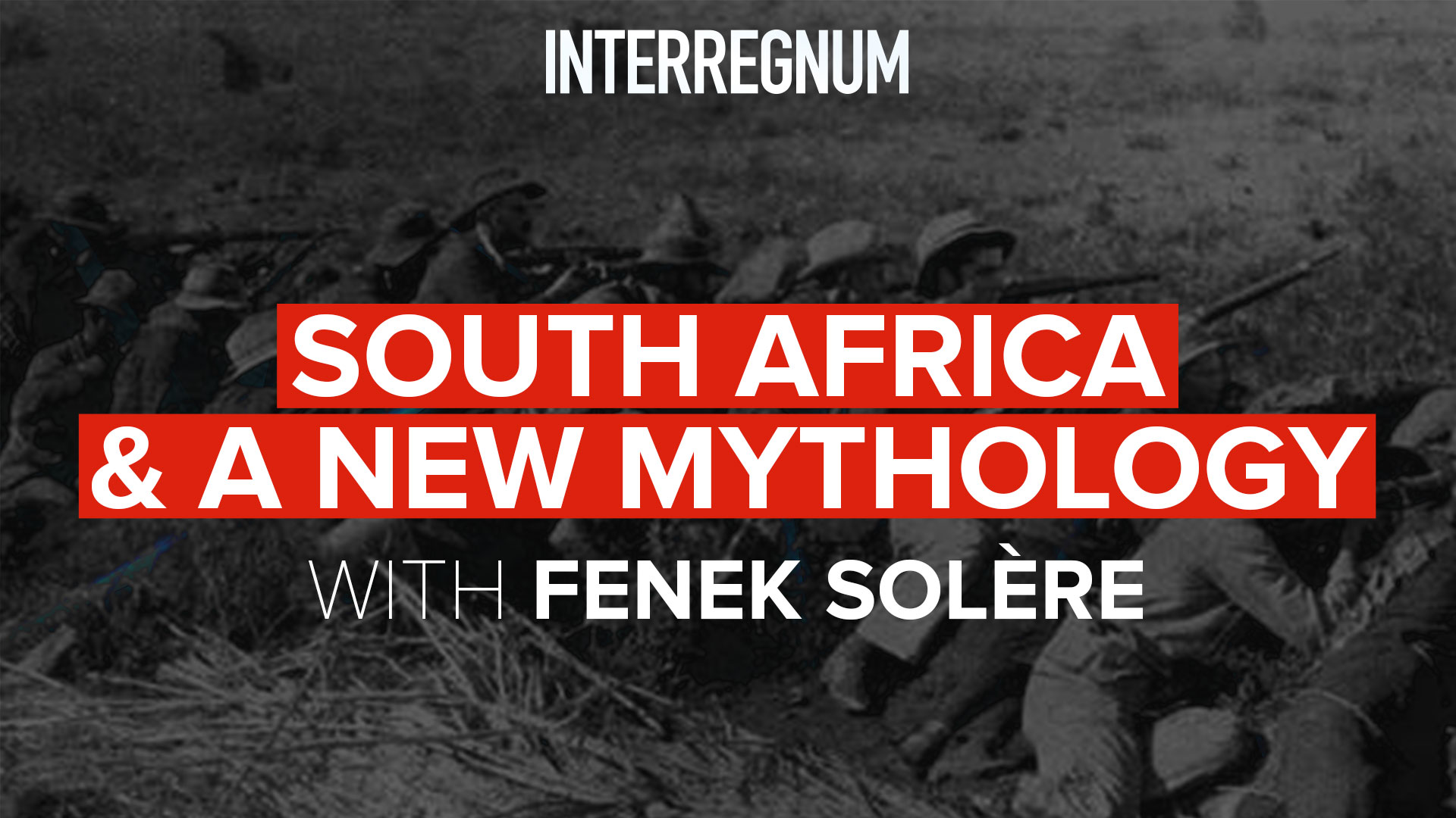 South Africa and a New Mythology with Fenek Solère