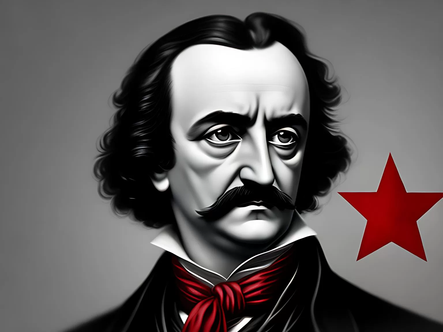 Edgar Allan Poe Ponders Victory Day