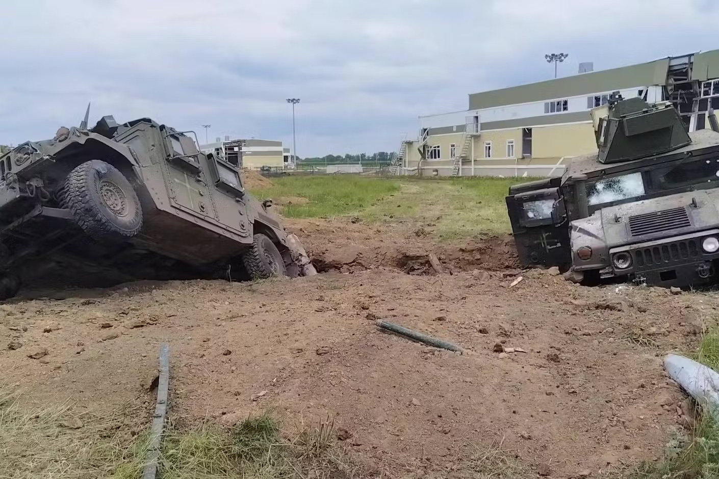 US Military Vehicles Involved in Belgorod Border Clash